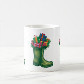 De Nieuwe Laarzen van de Kerstman Koffiemok (Center)