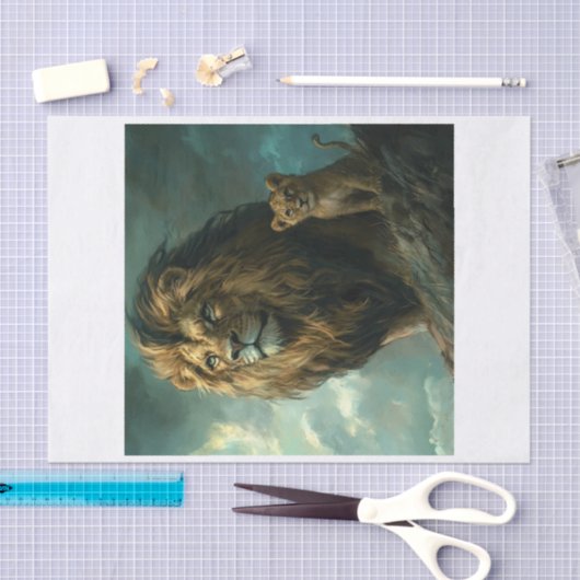 De nieuwe leeuwen17 tissuepapier (Craft)