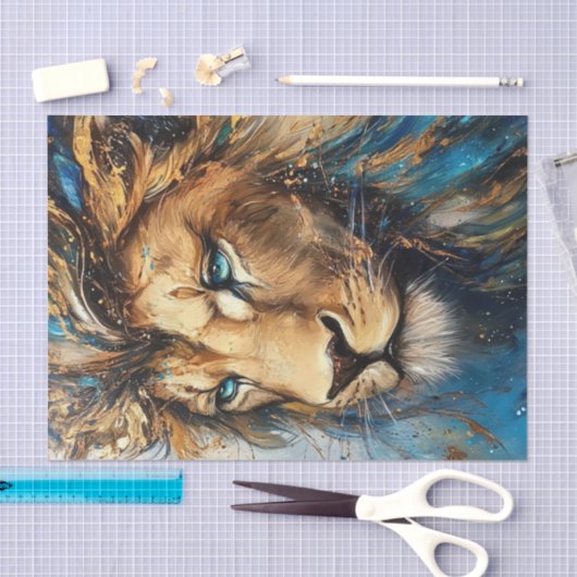 De nieuwe leeuwen2 tissuepapier (Craft)