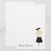 De nieuwe look - Mode Tres - Briefpapier (Voorkant / Achterkant)