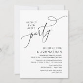 De nieuwe meneer en mevrouw, bruiloft elopement di kaart (Voorkant)