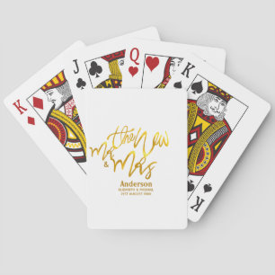 De Nieuwe Meneer en Mevrouw (naam toevoegen, datum Pokerkaarten