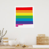 de nieuwe mexico - trots . poster (Keuken)