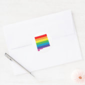 de nieuwe mexico - trots . ronde sticker (Envelop)