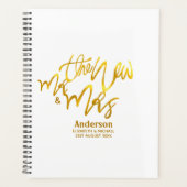 De Nieuwe Mijnheer en Mevrouw (naam, datum, locati Planner (Voorkant)