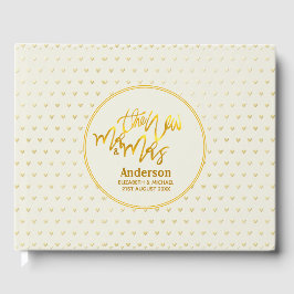 De Nieuwe Mijnheer en Mevrouw (naam,datum) Trouw G Gastenboek