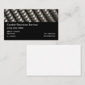 De Nieuwe Moderne Sjabloon van de Elektrische Visi Visitekaartje (Voorkant / Achterkant)