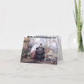 De nieuwe Motor van de Hoop & van de Stoom Ivyland Bedankkaart (Achterkant)