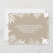 De nieuwe Mr & Mrs bruiloft foto aankondiging (Achterkant)