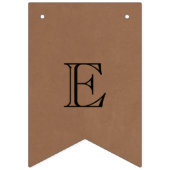 De Nieuwe Mr. & Mrs. Rustieke Kraft Trouwdag Vlaggetjes (Derde vlag)