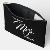 De nieuwe Mrs. Achternaam Zwart en Wit Etui (Open)