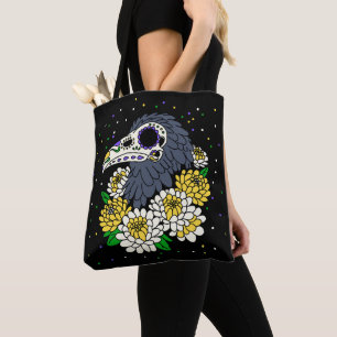 De nieuwe Mums & Crow Skull Tote Bag