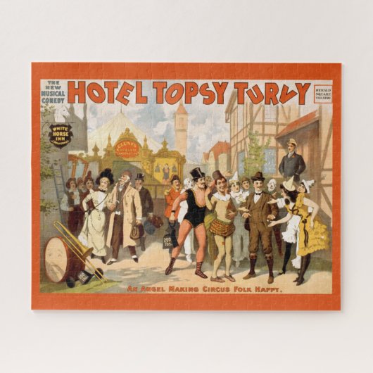 De nieuwe muzikale komedie, Hotel Topsy Turvy Legpuzzel (Horizontaal)