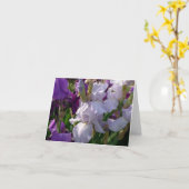 De nieuwe notecard-Iris van de Tuinen van de Dag Kaart (Gele Bloem)