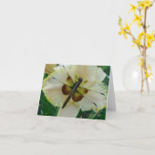 De nieuwe notecard-Libel & Daylily van de Tuinen Kaart (Gele Bloem)