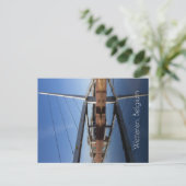 De Nieuwe Passerelle, Wetteren, België Briefkaart (Staand voorkant)