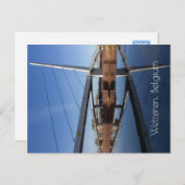 De Nieuwe Passerelle, Wetteren, België Briefkaart (Voorkant / Achterkant)