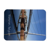 De Nieuwe Passerelle, Wetteren, België Magneet (Horizontaal)
