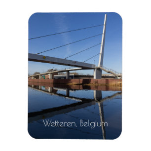 De Nieuwe Passerelle, Wetteren, België Magneet