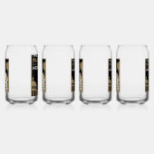 De nieuwe paus 2025 blikvorm glas (Links)