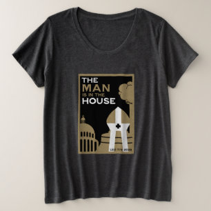 De nieuwe paus 2025 grote maat t-shirt