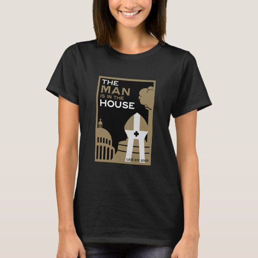 De Nieuwe Paus 2025 T-shirt (Voorkant)