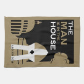 De nieuwe paus 2025 theedoek (Horizontaal)