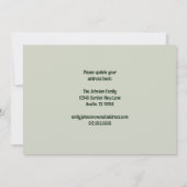 De nieuwe Planten van de Rendy van het Huis op de  Aankondiging (Achterkant)