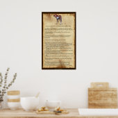 De nieuwe Pony-les: Native American Wisdom Poster (Keuken)