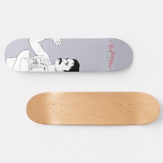 De nieuwe Pornografen Grey Boxer Skateboard (Horizontaal)