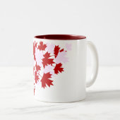 De nieuwe Pornografen Oh Canada! Tweekleurige Koffiemok (Voorkant rechts)