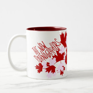 De nieuwe Pornografen Oh Canada! Tweekleurige Koffiemok