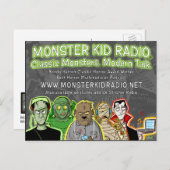 De nieuwe RadioKaart van het Kind van het Monster Briefkaart (Voorkant / Achterkant)