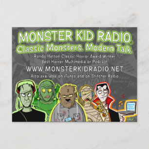 De nieuwe RadioKaart van het Kind van het Monster Briefkaart