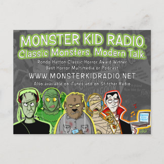 De nieuwe RadioKaart van het Kind van het Monster Briefkaart