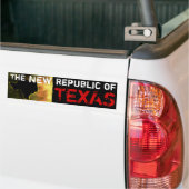 De Nieuwe Republiek Texas Bumpersticker (Op Truck)