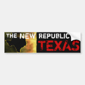 De Nieuwe Republiek Texas Bumpersticker (Voorkant)