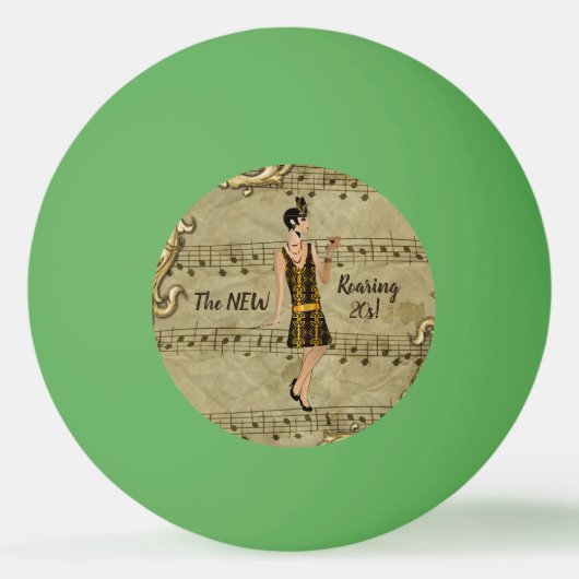 De NIEUWE Roaring 20. Pingpongbal (Voorkant)