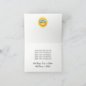 De nieuwe Roze Kerstkaarten van de Flamingo Feestdagen Kaart (Binnen)