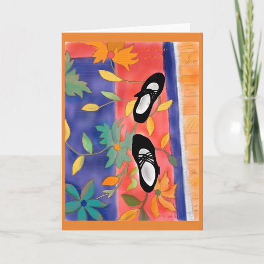 De nieuwe schoenenkaart kaart (Voorkant)