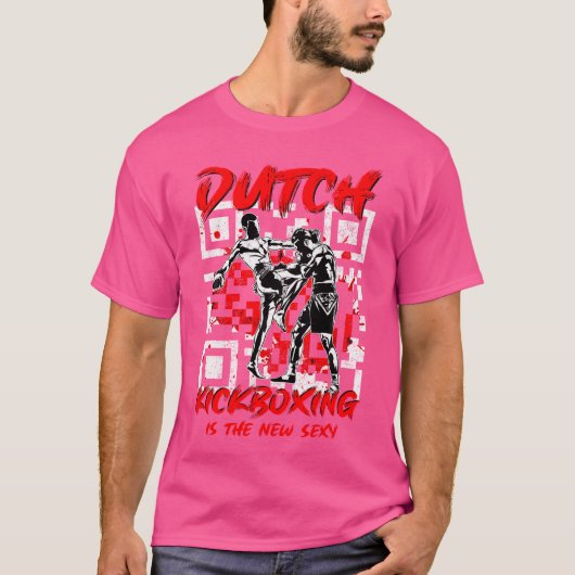 De nieuwe Sexy Martial Art Muay Thai Dutch Kickbox T-shirt (Voorkant)