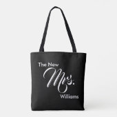 De nieuwe Sjabloon van het Manuscript van Mrs Blac Tote Bag (Achterkant)