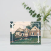 De nieuwe sleutel van het Huis bewegende aankondig Aankondigingskaart (Staand voorkant)