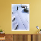 De nieuwe sneeuw canvas afdruk (Insitu (Woonkamer))