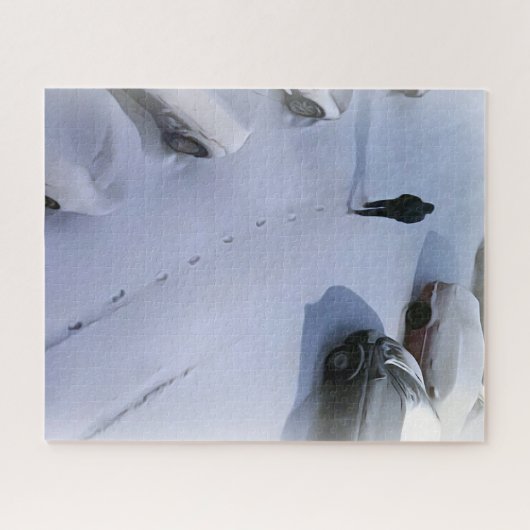 De nieuwe sneeuw legpuzzel (Horizontaal)