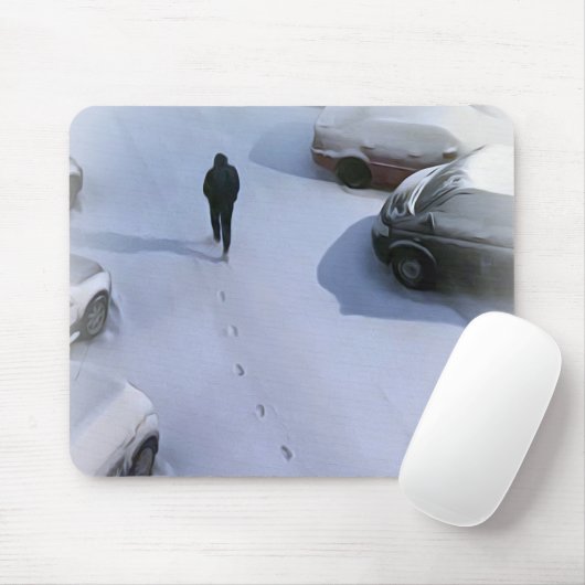 De nieuwe sneeuw muismat (Met muis)