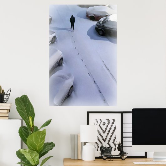 De nieuwe sneeuw poster (Thuiskantoor)