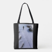De nieuwe sneeuw tote bag (Achterkant)
