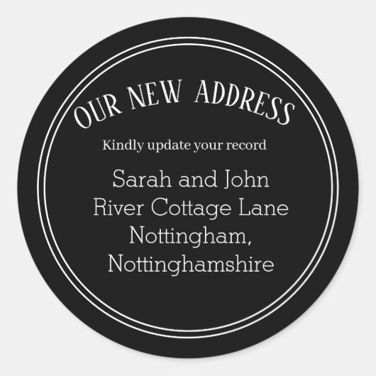 De nieuwe Stickers van de Aankondiging van het Adr (Voorkant)