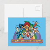 De nieuwe tienen Titans - we vechten samen met tro Briefkaart (Voorkant / Achterkant)